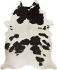 Dutch Lifestyle Vloerkleed Glasgow koe 190x155 cm zwart en wit online kopen