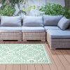 Esschert Design Buitenkleed 182x122 Cm Groen En Wit online kopen