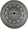 Esschert Design Buitenkleed Tweezijdig Rond Zwart/Wit online kopen