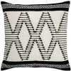 HKliving Aztec Kussen Knots Zwart/Wit 50 x 50 cm online kopen