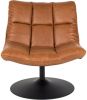 Dutchbone Bar Loungestoel Velvet 81 x 78 cm Goudbruin online kopen