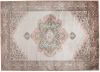 Dutchbone Vloerkleed 'Mahal' 200 x 300cm, kleur Pink/Olive online kopen