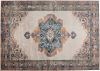 Dutchbone Vloerkleed 'Mahal' 200 x 300cm, kleur Blue/Brick online kopen