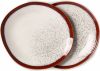 HKliving Dinerbord Mineral 70's keramiek set van 2 online kopen