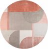 Zuiver Vloerkleed Hilton grijs/roze 240 cm online kopen