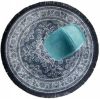 Dutchbone Rond Vloerkleed 'Bodega' 175cm, kleur Blue online kopen