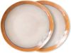 HKliving Dinerbord Mineral 70's keramiek set van 2 online kopen