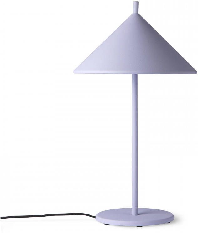 HK Living Triangle tafellamp Mat paars online kopen
