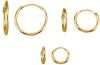 KLiNGEL Oorsieradenset 3 delig van 14 kt. goud Goudkleur online kopen