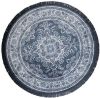 Dutchbone Rond Vloerkleed 'Bodega' 175cm, kleur Blue online kopen