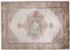 Dutchbone Vloerkleed 'Mahal' 200 x 300cm, kleur Pink/Olive online kopen