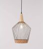 Zuiver Birdy Hanglamp Rattan/Ijzer 48 x 31 cm online kopen