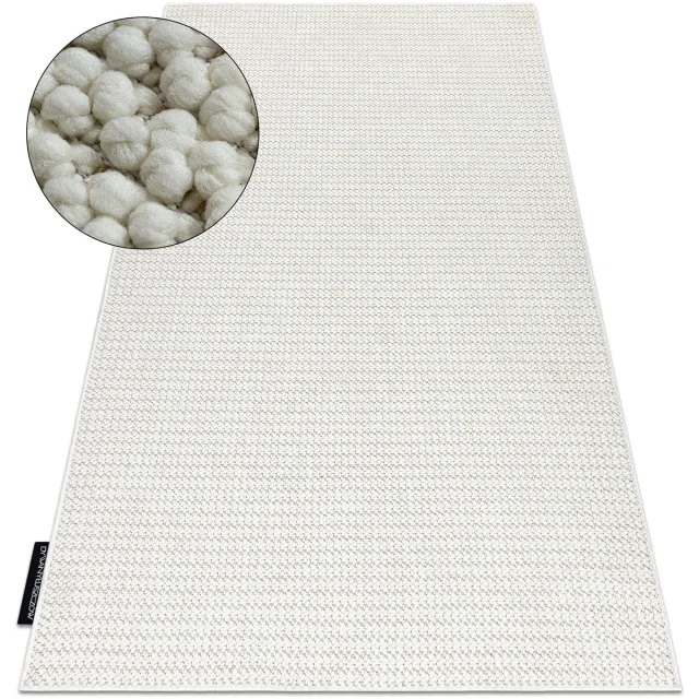 RUGSX Kleden Rugsx Tapijt CASABLANCA LOOP wit, lus, zacht 200x250 cm