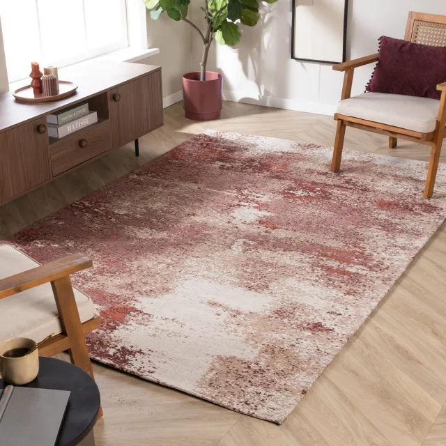 Studio Clarice Abstract vloerkleed - Candice Roze - 120x170cm