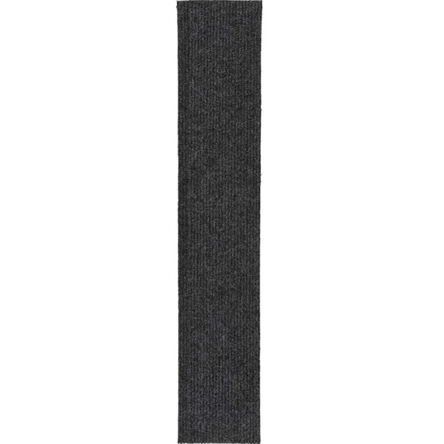 vidaXL Droogloopmat 100x500 cm antracietkleurig Anthraciet