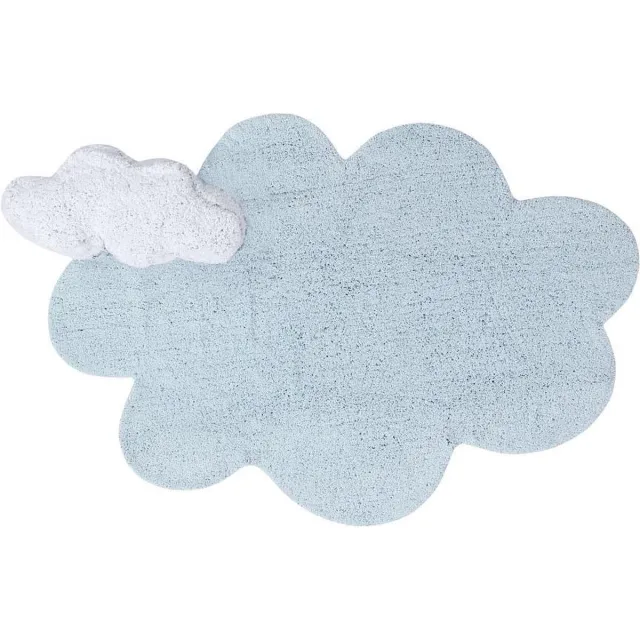 Lorena Canals Vloerkleed Puffy Dream - 110 x 170 cm blauw