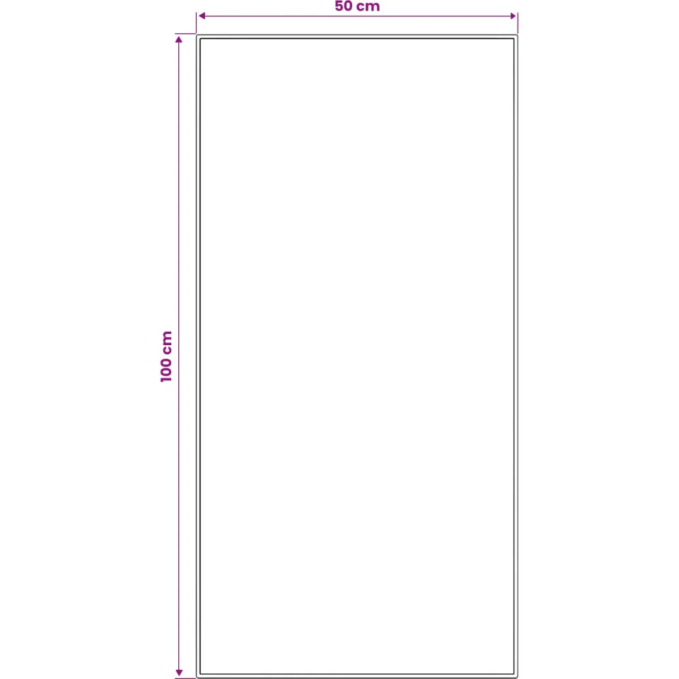 vidaXL Vloerkleedloper LESAKA Bruin 50 x 100 cm Diamantvelours, foto 3