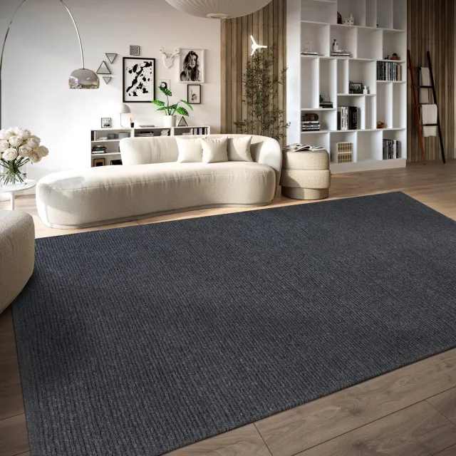 Villeroy & Boch 1748 wollen vloerkleed Francois Antraciet - 80 x 150 cm - (XS) Zwart
