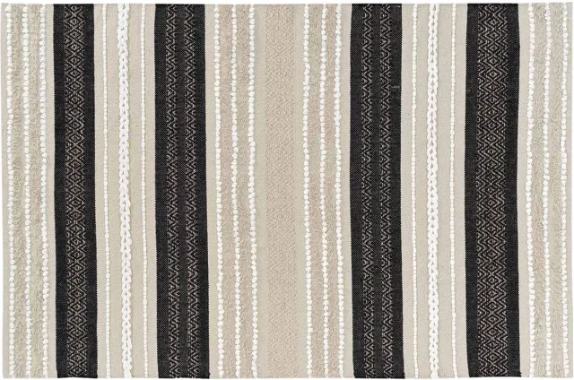 Douceur d intérieur Rechthoekig tapijt met metallic draad FANCY, 120 x 170 cm beige