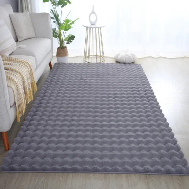 Ayyildiz Zacht fluffy vloerkleed grijs 80 x 150 cm tapijt