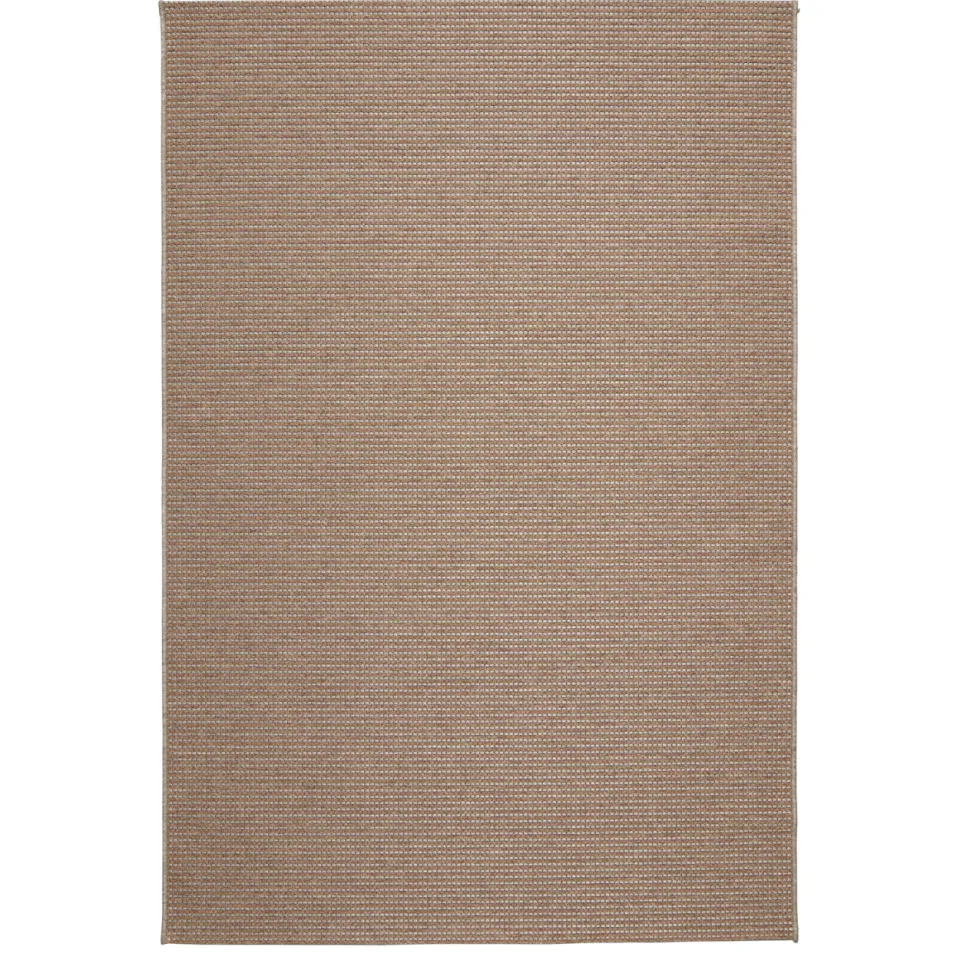 NOUS Living binnen- en buitenvloerkleed beige/terra