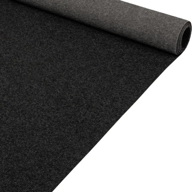 ANRO Eventtapijt Antraciet 100x133cm – Beurstapijt Loper Messeloper Bruiloftsloper Antislip Op Maat