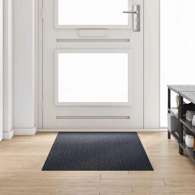 vidaXL Tapijt Loper Antraciet 80 x 200 cm Stof, foto 2
