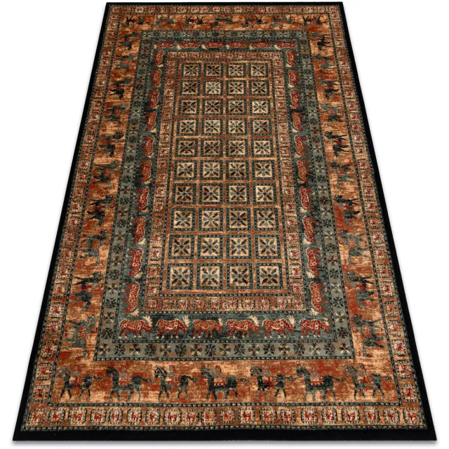 RUGSX Kleden Rugsx Wollen tapijt KASHQAI 4301 500 oosters, kader 240x340 cm Beige