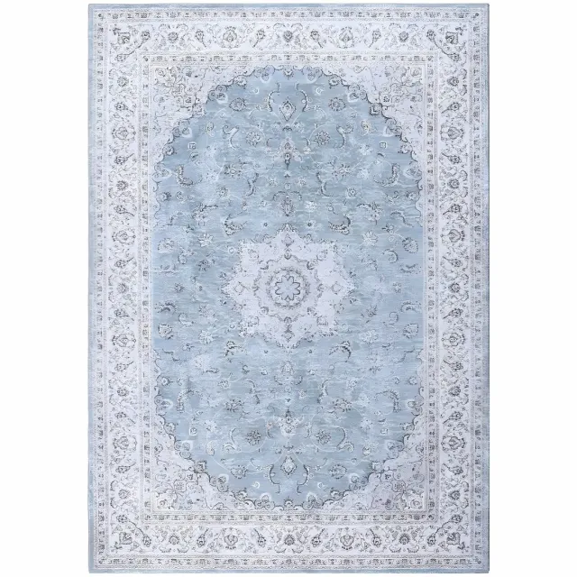 Happiq Vloerkleed - Voor woonkamer, slaapkamer of keuken - Wasbaar, antislip en pluizig zacht - 160x230 cm - 160x230cm Weathered classic pattern