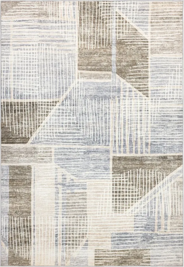 Meghan Lalee Vloerkleed Avantgarde 104 taupe – 160 x 230 cm – 100% polyester, machinegeweven