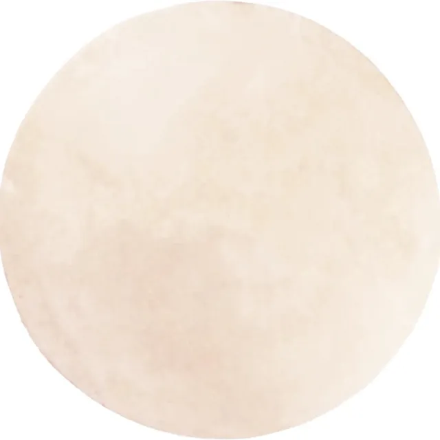 vidaXL Vloerkleed - HUARTE - laagpolig - zacht - wasbaar - Ø - 160 - cm - beige