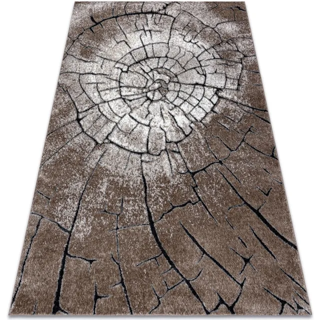 RUGSX Kleden Rugsx Tapijt modern COZY 8875 Wood, boomstam Bruin