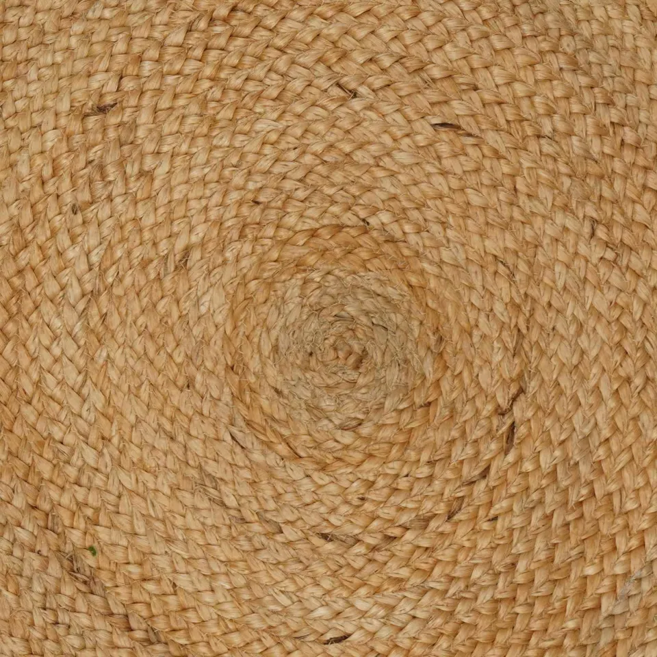 vidaXL Vloerkleden Naturel Ø 150 cm Jute, foto 2