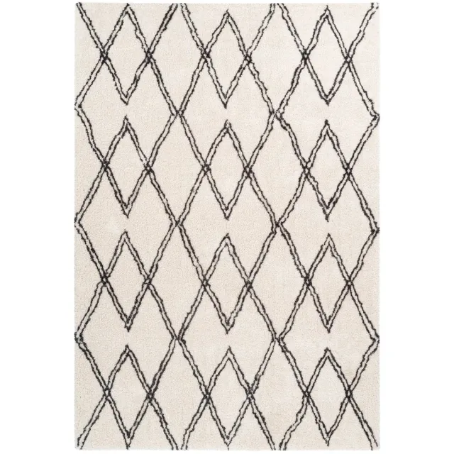 Dutch XXL Berber Vloerkleed | Tapijt | Orlando | Ruiten | Crème