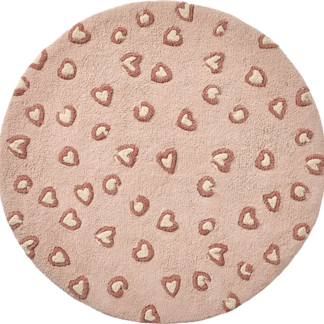 vertbaudet Vloerkleed met luipaardprint LOVELY LЙO Roze