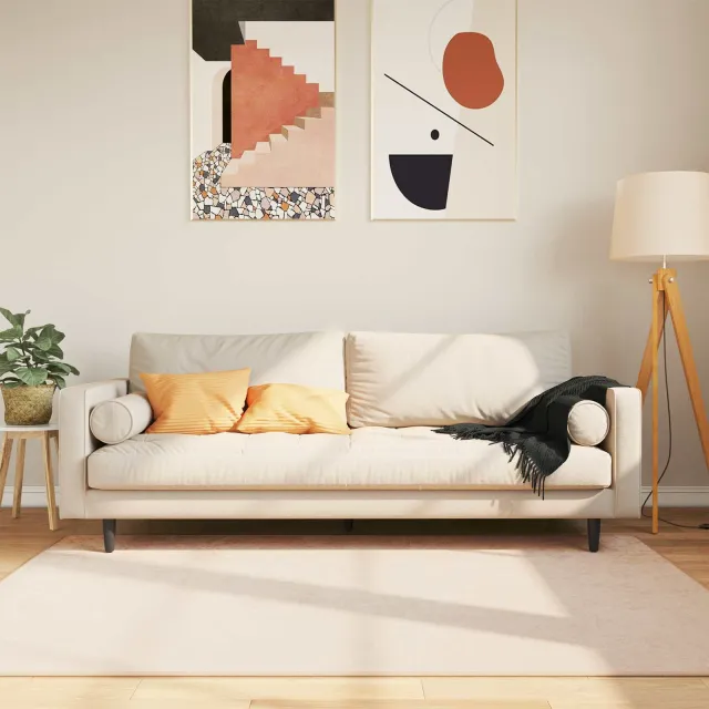 vidaXL Vloerkleedloper MARSA Crèmekleurig 120 x 170 cm, foto 2