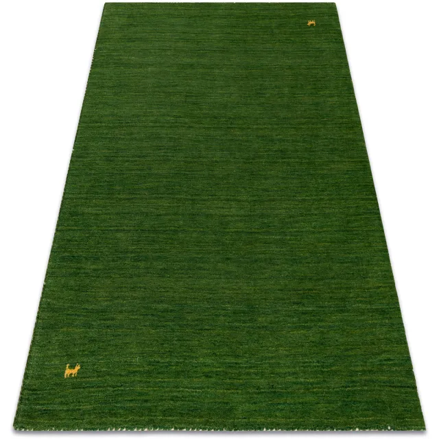 RUGSX Kleden Rugsx Wollen tapijt GABBEH LOOM groen - HANDGEWEVEN 120x175 cm