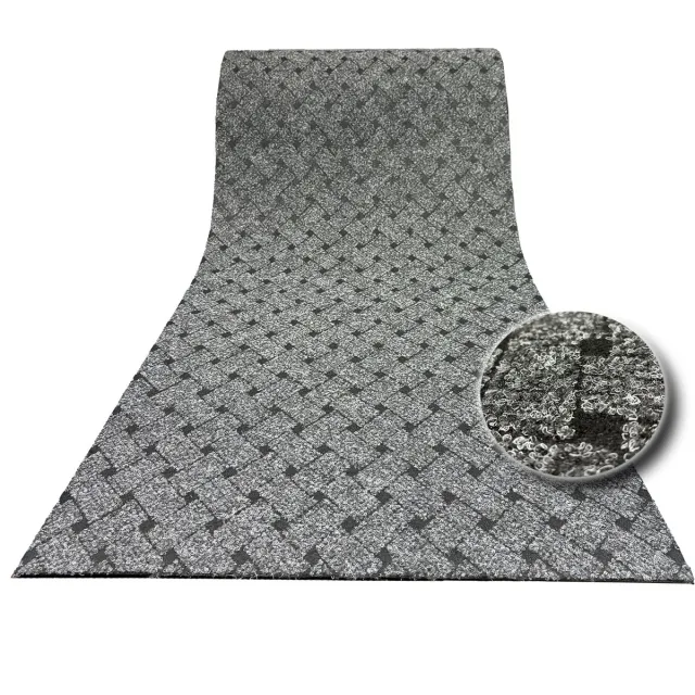 JYG UNION ANTRACIET ZWART tapijtloper 100x220cm