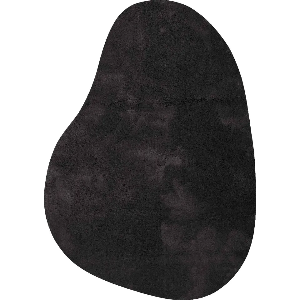 vidaXL Tapijt HUARTE Zwart 120 x 170 cm Polyester