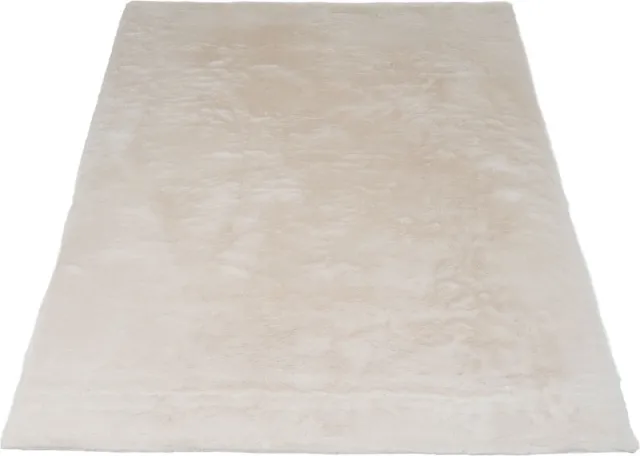 Veer Carpets Vloerkleed Morbido Beige 160 x 230 cm - Extra Hoogpolig Fluffy Vloerkleed in Scandinavische / Hotel Chique Stijl