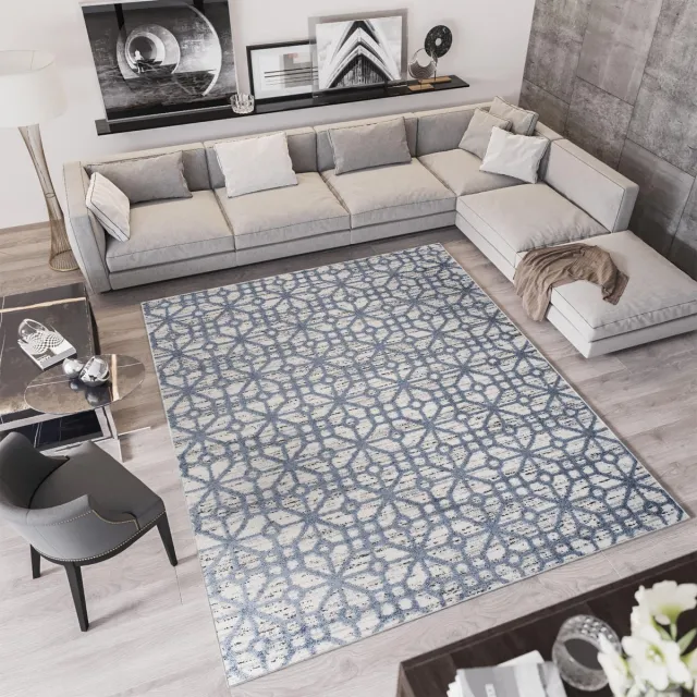 Tapiso Troya Vloerkleed Woonkamer Slaapkamer Beige Lijnen Golven Design Eyecatcher Interieur Stijlvol Woonsfeer Modern Trendy Duurzaam Hoogwaardig Tapijt Creme