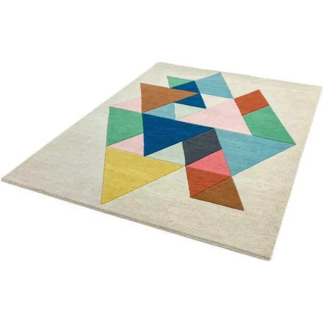 Eazy Living Easy Living - Reef-Triangle-multi Vloerkleed - 160x230 - Rechthoek - Laagpolig Tapijt - Modern - Meerkleurig