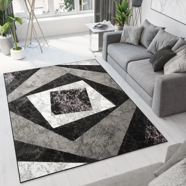 Tapiso Dream Vloerkleed Grijs Zwart Modern Woonkamer Tapijt, foto 2