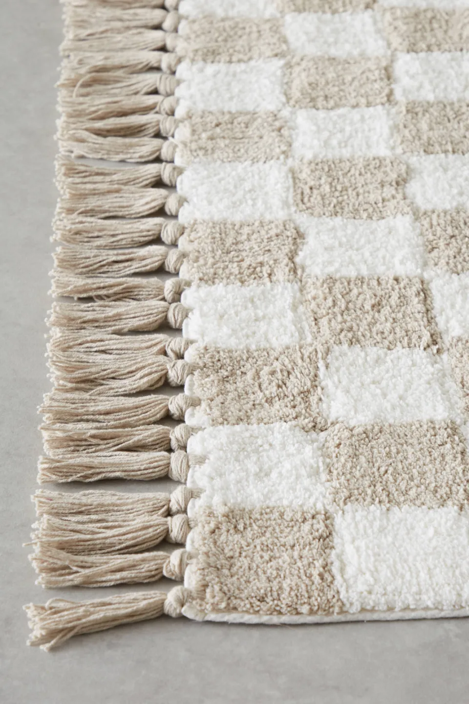 NOUS Kids kindervloerkleed Checker board beige, foto 6