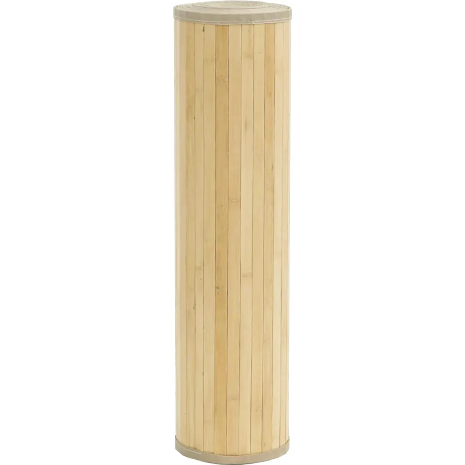 vidaXL Vloerkleed rechthoekig 80x300 cm bamboe lichtnaturel beige