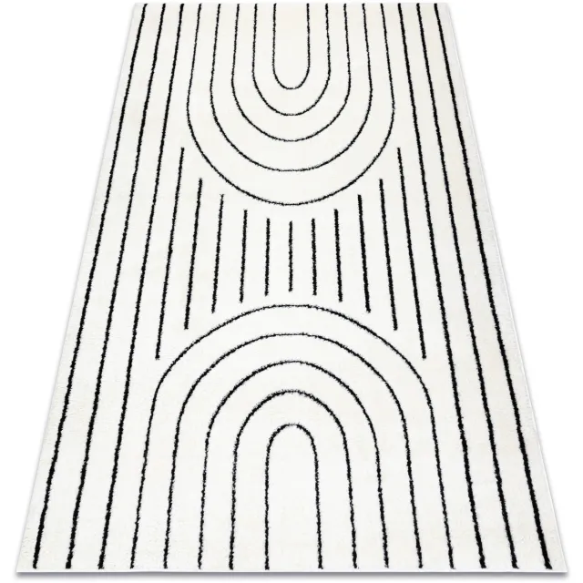 Kleden Rugsx Tapijt modern MODE 8494 geometrisch creme