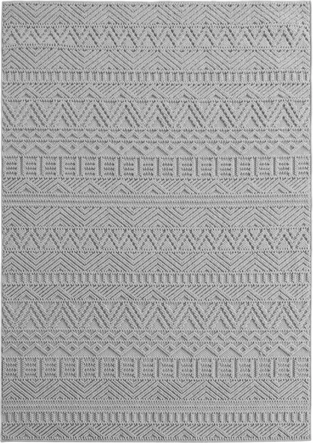 Ayyildiz Helix Boho Vloerkleed Grijs 200x290 cm – Effen Laagpolig Tapijt – Modern Bohemian Design voor Woonkamer en Slaapkamer