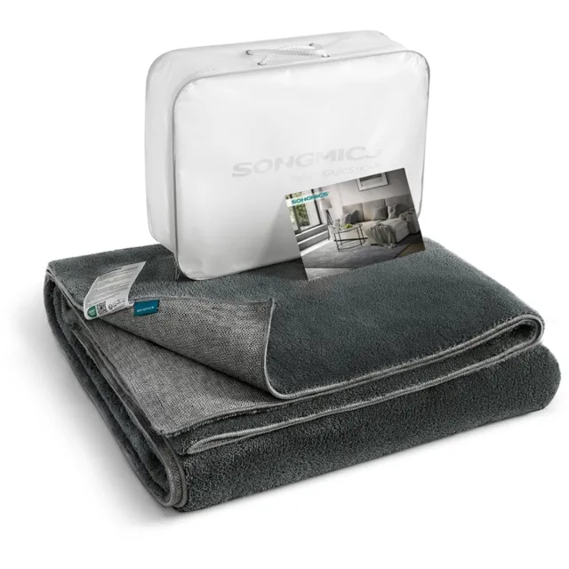 Songmics Vloerkleed – Antislip – 160 x 230 cm – Antracietgrijs