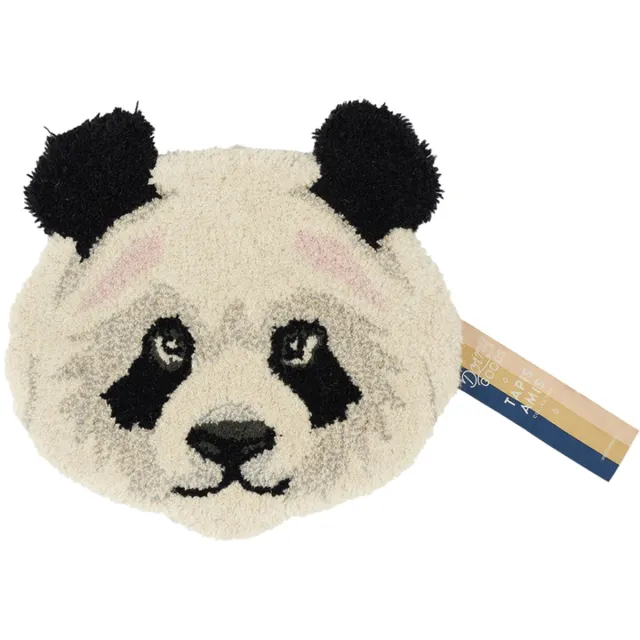 Doing Goods Plumpy Panda Head Rug - Off White Wit off white