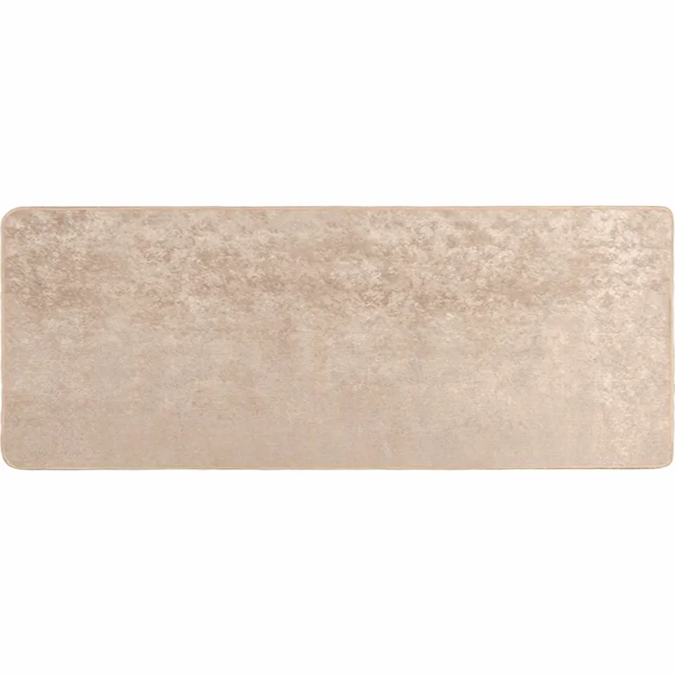 vidaXL Vloerkleedloper MARSA Beige 80 x 200 cm Polyester en PVC